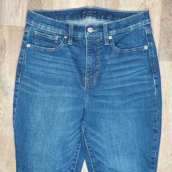 Lucky Brand Jeans Women 6/28 Blue Bridgette Skinny Dark Denim Ankle Stretch - Picture 2 of 16